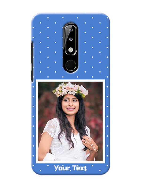 Custom Nokia 5.1 plus Personalised Phone Cases: polka dots design