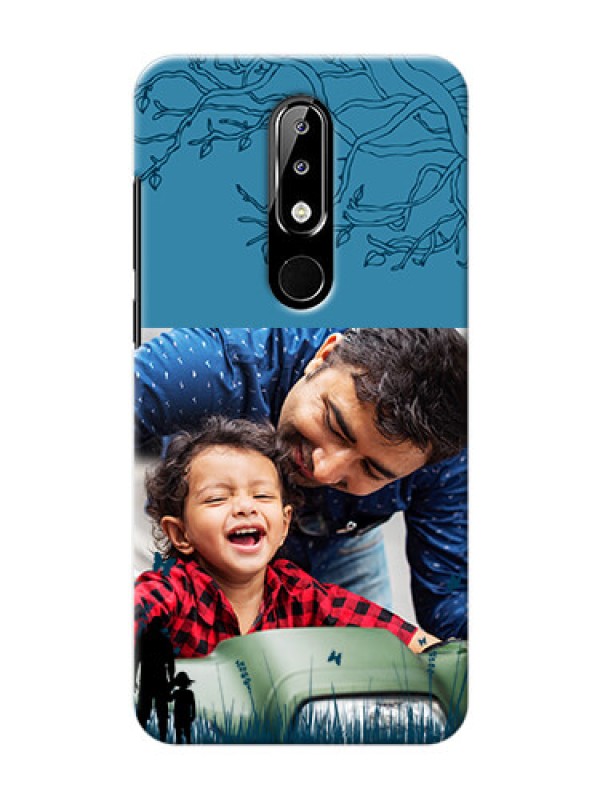 Custom Nokia 5.1 plus Personalized Mobile Covers: best dad design 