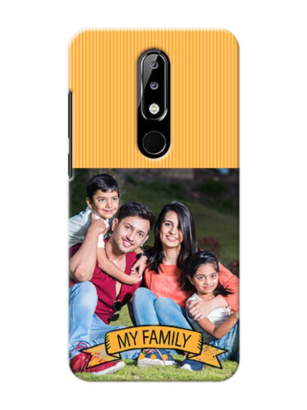 Custom Nokia 5.1 plus Personalized Mobile Cases: My Family Design