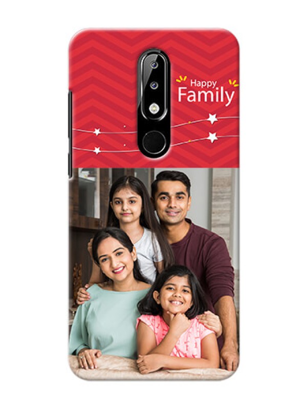 Custom Nokia 5.1 plus customized phone cases: Happy Family Design
