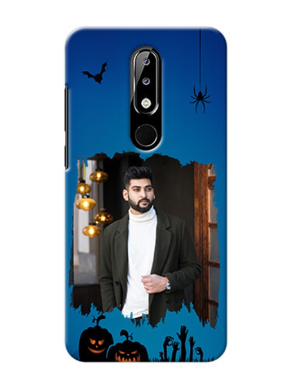 Custom Nokia 5.1 plus mobile cases online with pro Halloween design 
