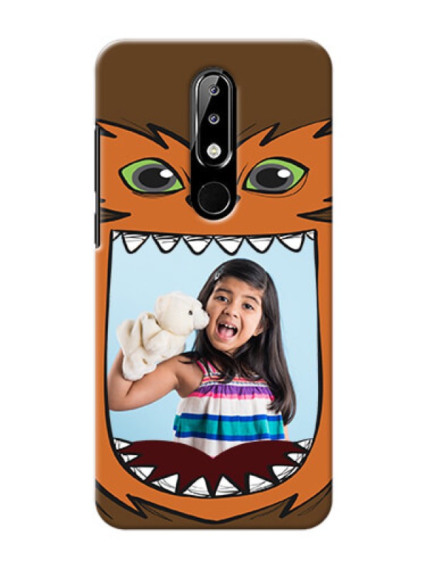 Custom Nokia 5.1 plus Phone Covers: Owl Monster Back Case Design