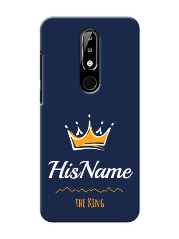 Custom Nokia 5.1 Plus King Phone Case with Name