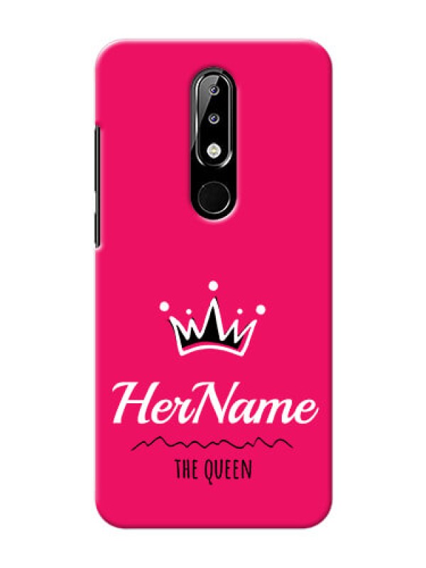 Custom Nokia 5.1 Plus Queen Phone Case with Name