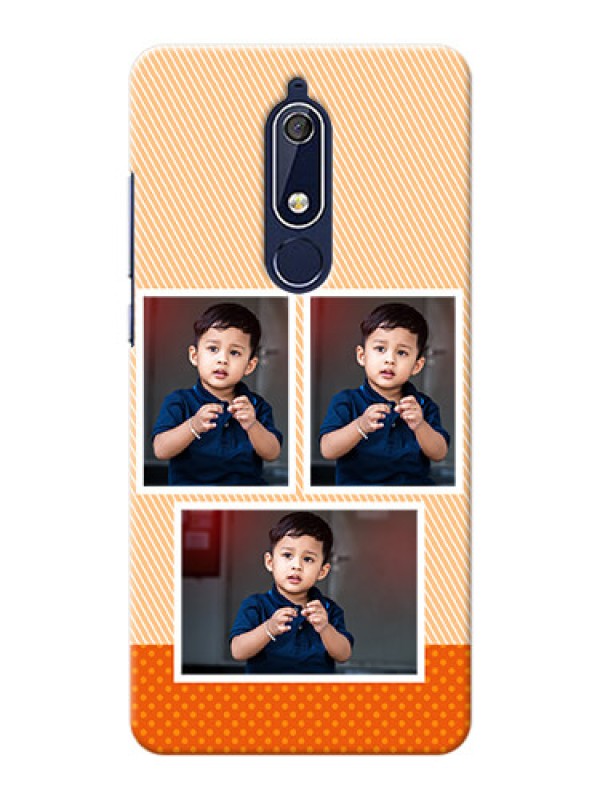 Custom Nokia 5.1 Mobile Back Covers: Bulk Photos Upload Design