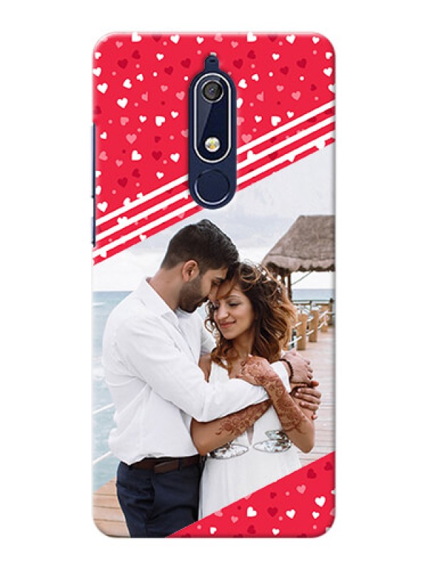 Custom Nokia 5.1 Custom Mobile Covers:  Valentines Gift Design