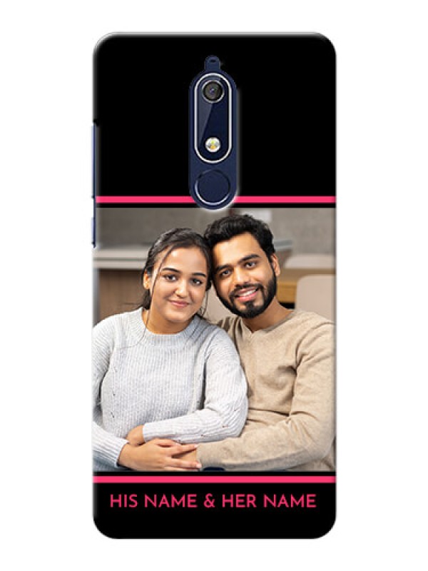 Custom Nokia 5.1 Mobile Covers With Add Text Design