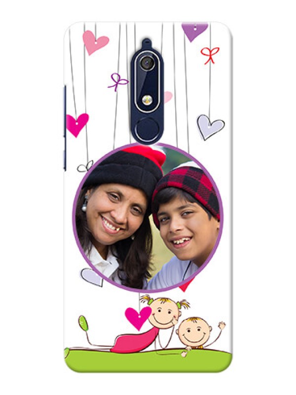 Custom Nokia 5.1 Mobile Cases: Cute Kids Phone Case Design