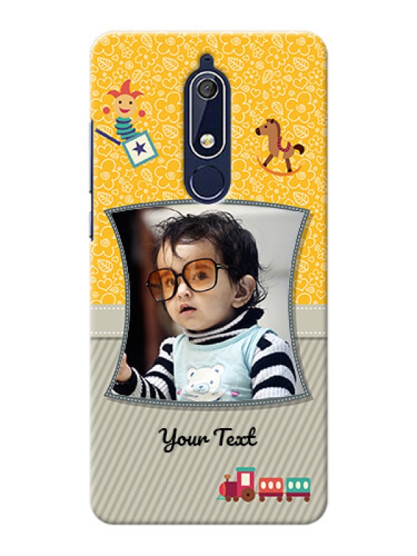 Custom Nokia 5.1 Mobile Cases Online: Baby Picture Upload Design