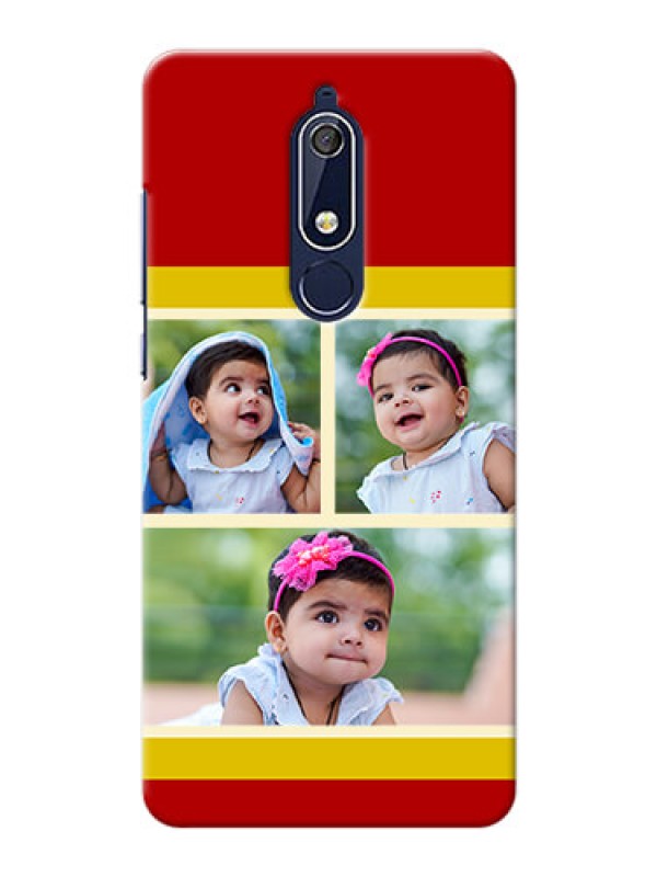 Custom Nokia 5.1 mobile phone cases: Multiple Pic Upload Design