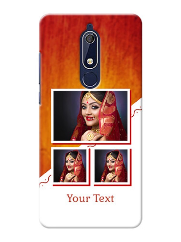 Custom Nokia 5.1 Personalised Phone Cases: Wedding Memories Design  