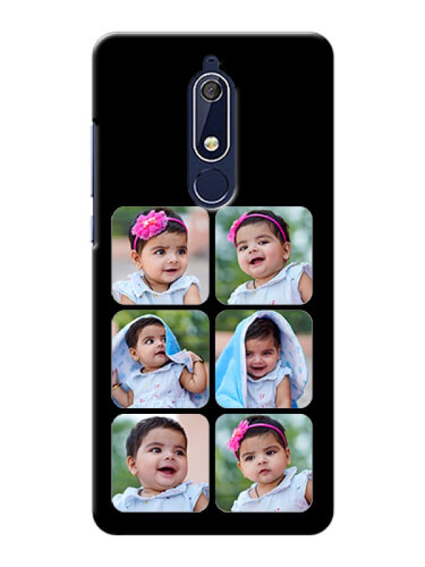 Custom Nokia 5.1 mobile phone cases: Multiple Pictures Design