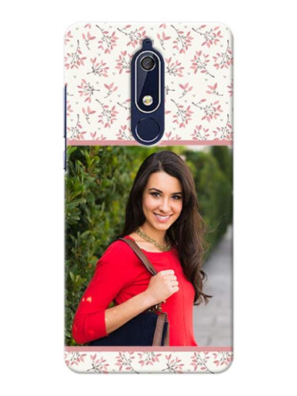 Custom Nokia 5.1 Back Covers: Premium Floral Design