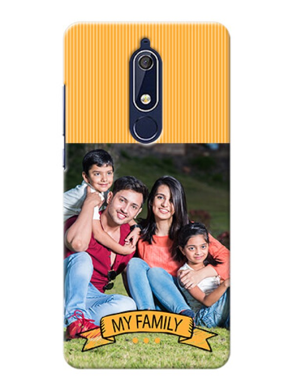 Custom Nokia 5.1 Personalized Mobile Cases: My Family Design