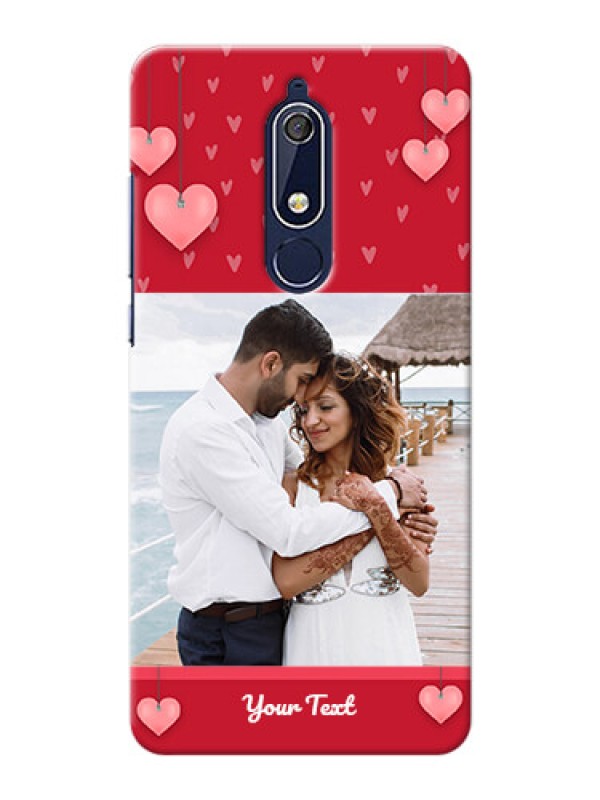 Custom Nokia 5.1 Mobile Back Covers: Valentines Day Design