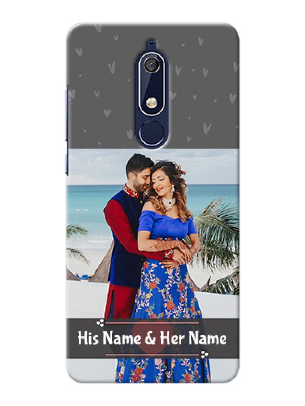 Custom Nokia 5.1 Mobile Covers: Buy Love Design with Photo Online