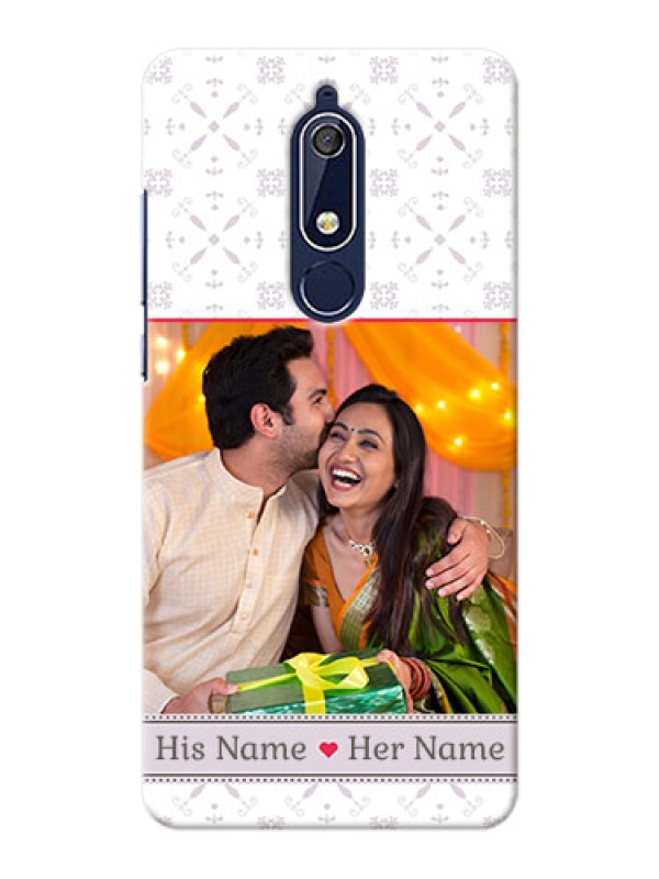 Custom Nokia 5.1 Phone Cases with Photo and Ethnic Design
