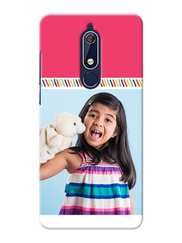 Custom Nokia 5.1 Personalized Phone Cases: line art design