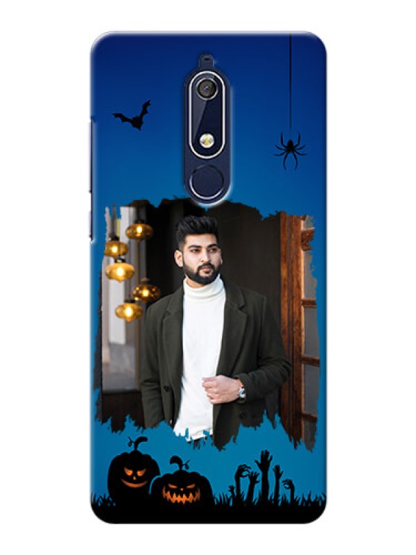 Custom Nokia 5.1 mobile cases online with pro Halloween design 