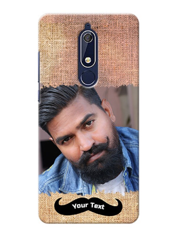Custom Nokia 5.1 Mobile Back Covers Online with Texture Design