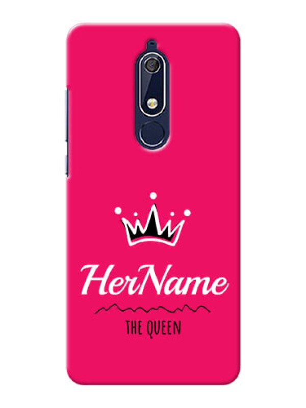 Custom Nokia 5.1 Queen Phone Case with Name