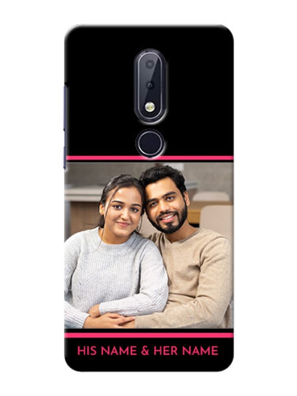 Custom Nokia 6.1 Plus Mobile Covers With Add Text Design
