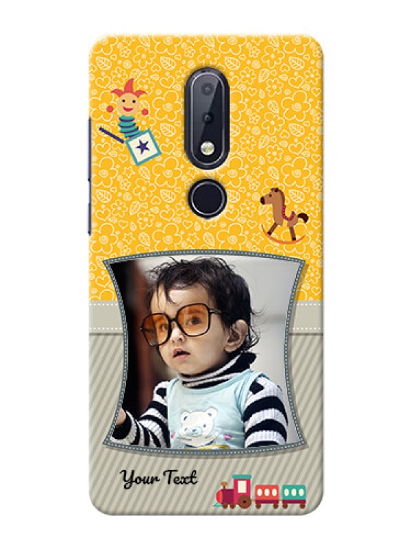 Custom Nokia 6.1 Plus Mobile Cases Online: Baby Picture Upload Design