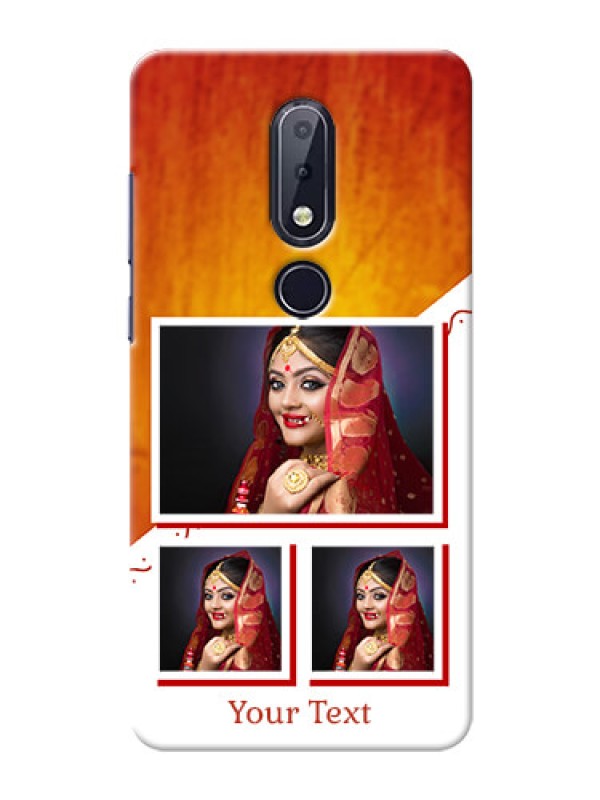 Custom Nokia 6.1 Plus Personalised Phone Cases: Wedding Memories Design  