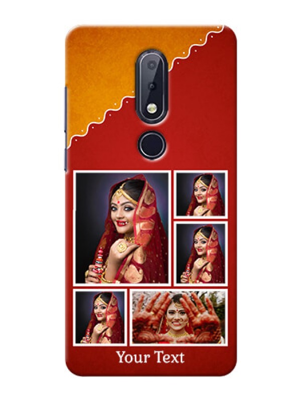 Custom Nokia 6.1 Plus customized phone cases: Wedding Pic Upload Design