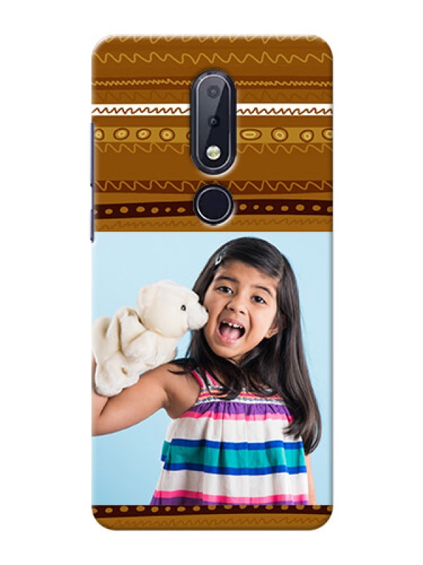 Custom Nokia 6.1 Plus Mobile Covers: Friends Picture Upload Design 