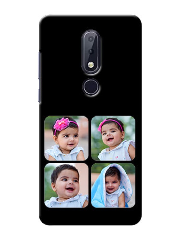 Custom Nokia 6.1 Plus mobile phone cases: Multiple Pictures Design