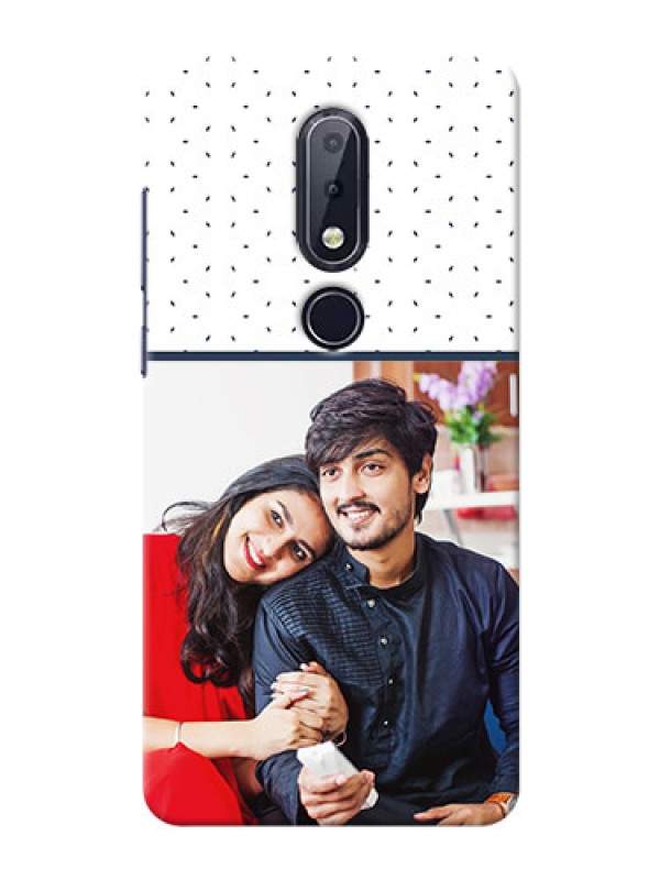 Custom Nokia 6.1 Plus Personalized Phone Cases: Premium Dot Design