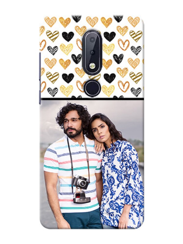 Custom Nokia 6.1 Plus Personalized Mobile Cases: Love Symbol Design