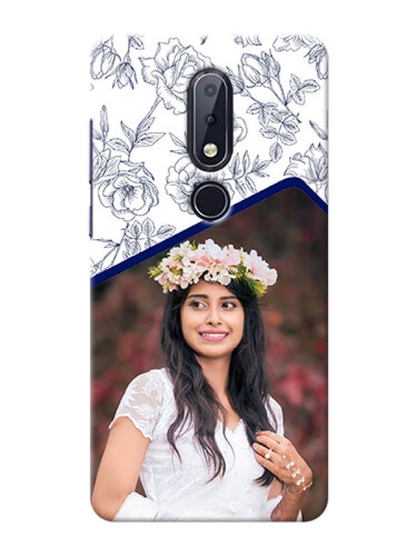Custom Nokia 6.1 Plus Phone Cases: Premium Floral Design