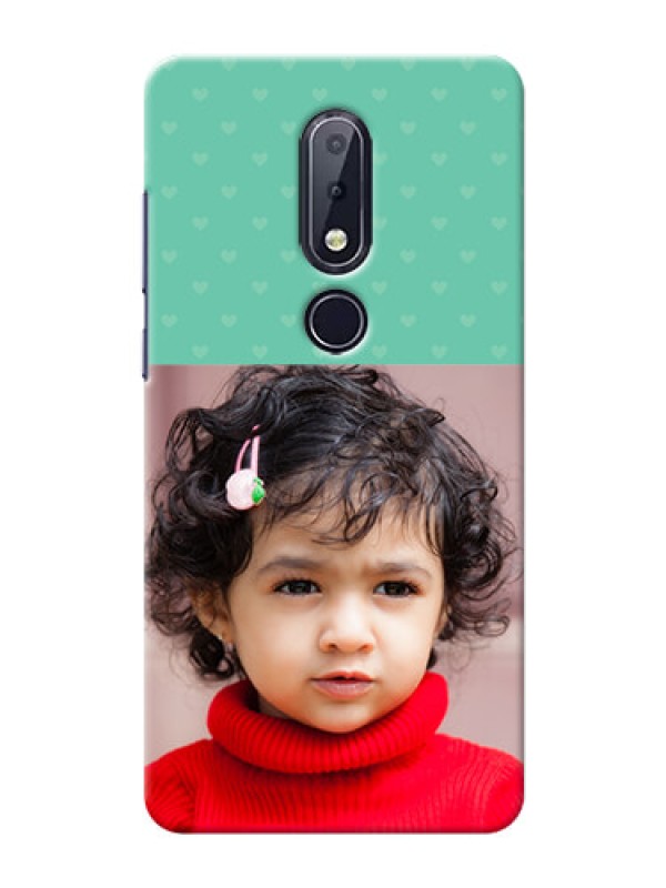 Custom Nokia 6.1 Plus mobile cases online: Lovers Picture Design