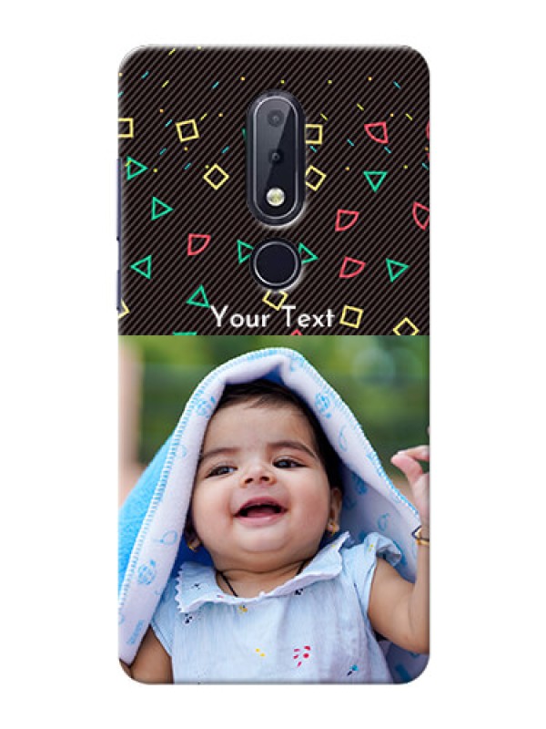 Custom Nokia 6.1 Plus custom mobile cases with confetti birthday design