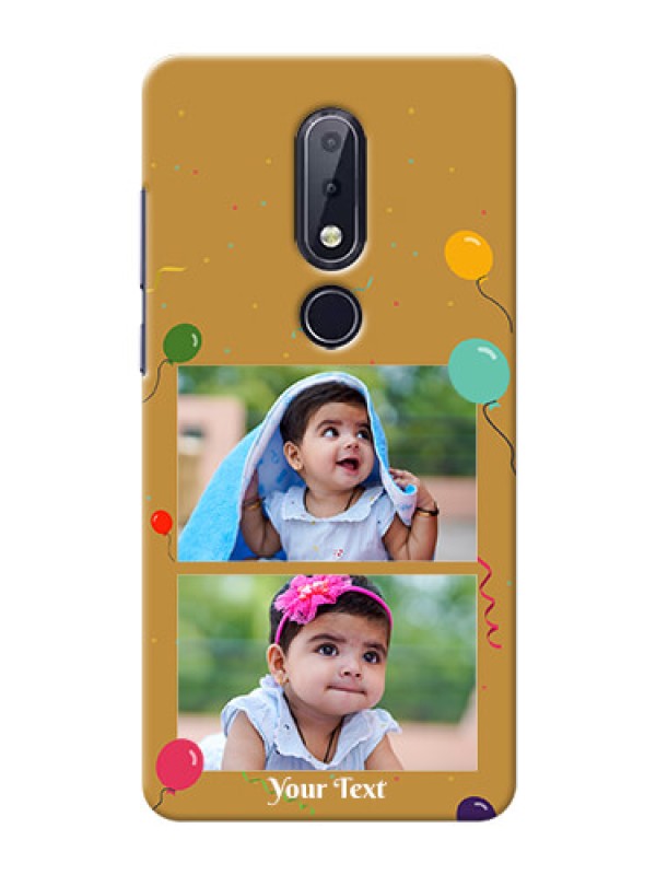 Custom Nokia 6.1 Plus Phone Covers: Image Holder with Birthday Celebrations Design