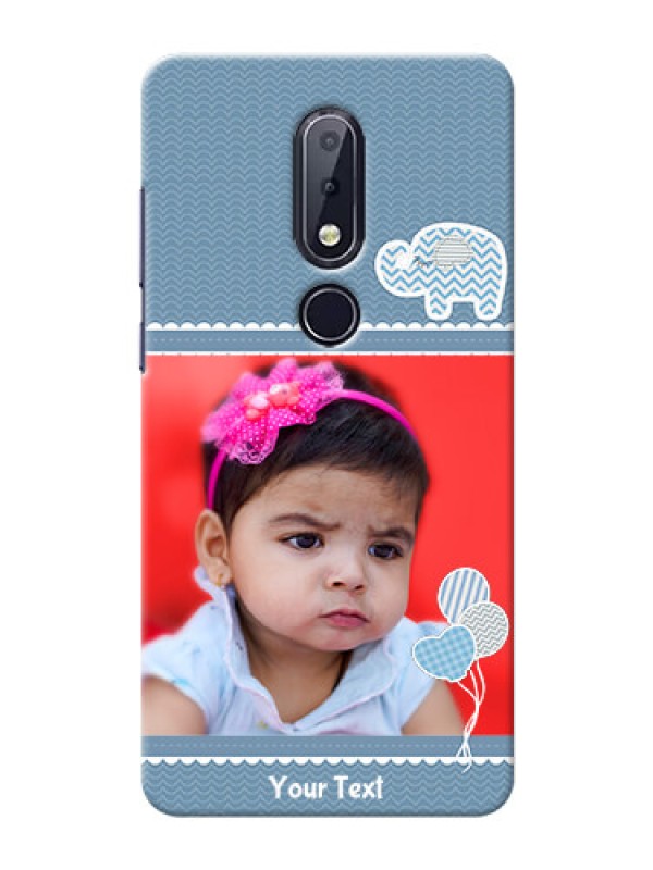 Custom Nokia 6.1 Plus Custom Phone Covers with Kids Pattern Design