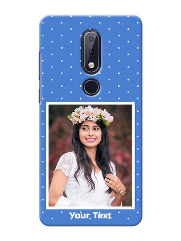 Custom Nokia 6.1 Plus Personalised Phone Cases: polka dots design
