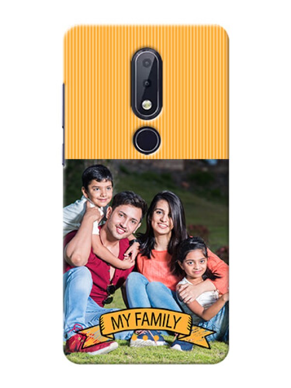 Custom Nokia 6.1 Plus Personalized Mobile Cases: My Family Design