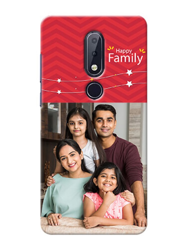 Custom Nokia 6.1 Plus customized phone cases: Happy Family Design