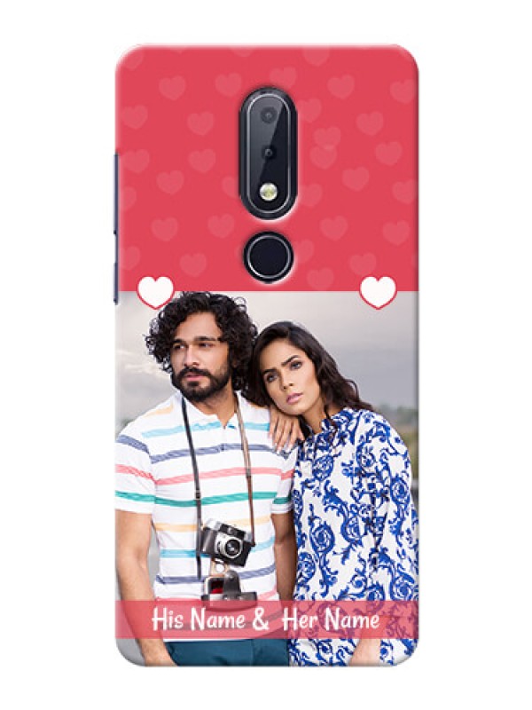Custom Nokia 6.1 Plus Mobile Cases: Simple Love Design