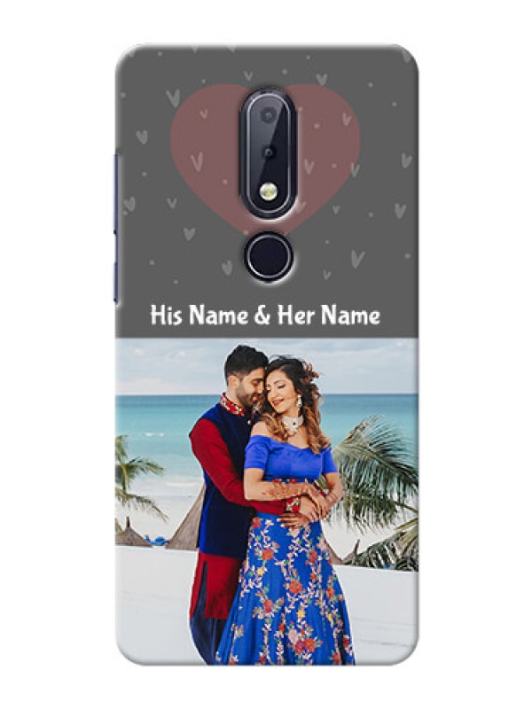 Custom Nokia 6.1 Plus Mobile Covers: Buy Love Design with Photo Online
