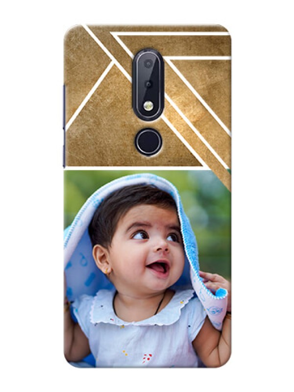 Custom Nokia 6.1 Plus mobile phone cases: Gradient Abstract Texture Design