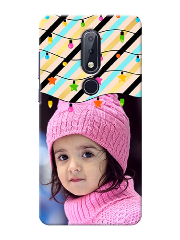 Custom Nokia 6.1 Plus Personalized Mobile Covers: Lights Hanging Design