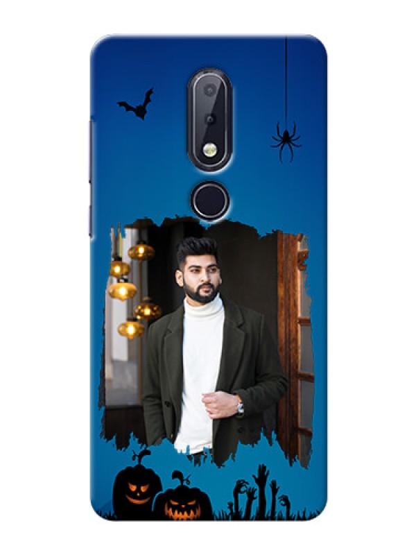 Custom Nokia 6.1 Plus mobile cases online with pro Halloween design 