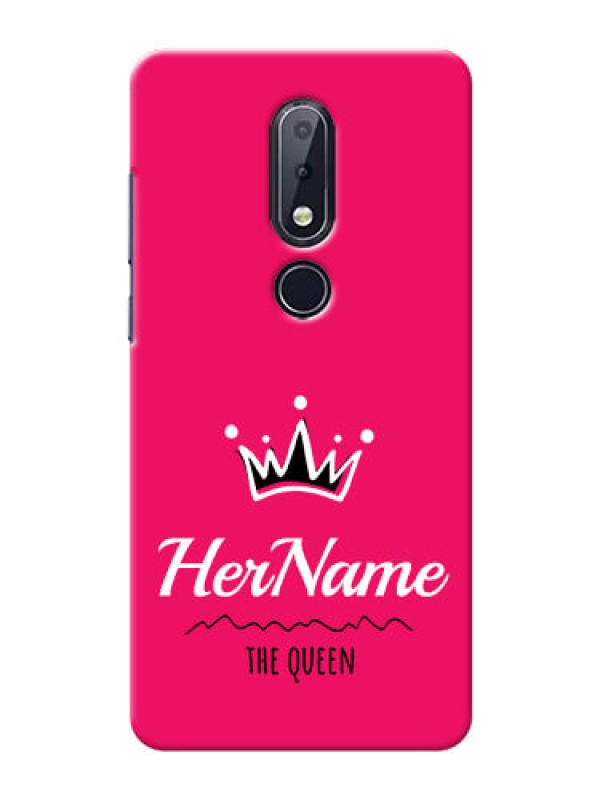 Custom Nokia 6.1 Plus Queen Phone Case with Name