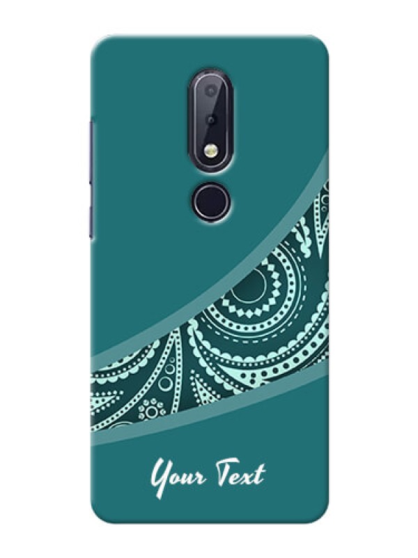 Custom Nokia 6.1 Plus Custom Phone Covers: semi visible floral Design