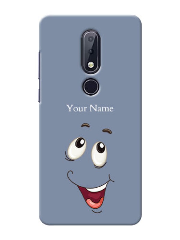Custom Nokia 6.1 Plus Phone Back Covers: Laughing Cartoon Face Design