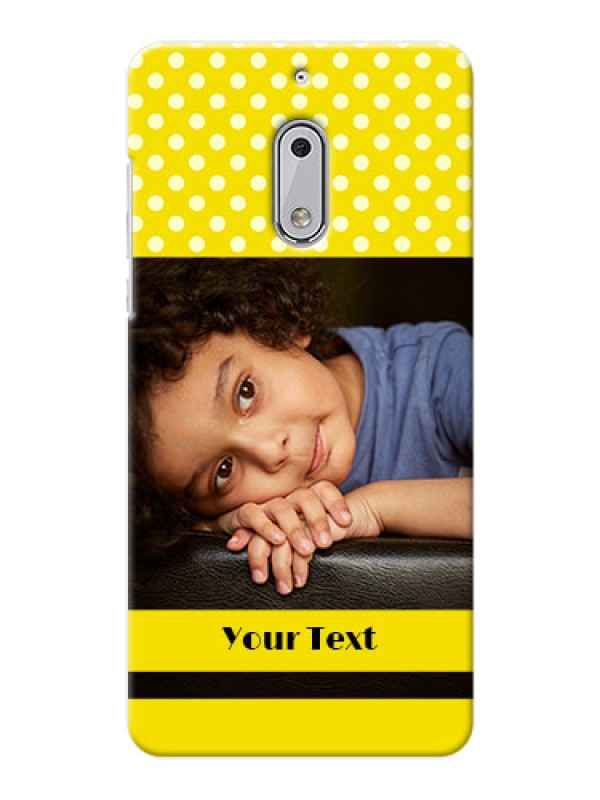 Custom Nokia 6 Bright Yellow Mobile Case Design